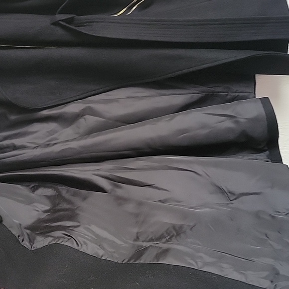 Michael Kors Black Wool Coat NWT 1x - Picture 8 of 11